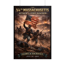 Load image into Gallery viewer, Rolled Posters - 54th Massachusetts - Fort Wagner
