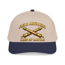 Load image into Gallery viewer, Mid Profile Baseball Cap - Field Artillery - King of Battle - 3D - Enhanced
