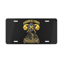 Load image into Gallery viewer, License Plate - Army - Chemical Corps w Scene - 3D - Enhanced
