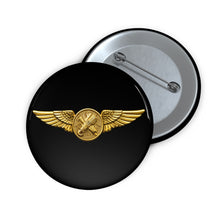 Load image into Gallery viewer, Custom Pin Buttons - USCG - Aviation Rescue Swimmer wo txt - 3D - Enhanced
