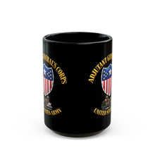Load image into Gallery viewer, Black Mug  (15oz) - Army - Adjutant General's Corps - Tactical - 3D - Enhanced
