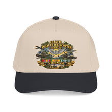 Load image into Gallery viewer, Mid Profile Baseball Cap - Army - 116th Assault Helicopter Co w  Aviator Badge w VN SVC - HORNETS - 3D - Enhanced
