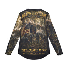 Load image into Gallery viewer, Union Forces - Hazen's Brigade- The Attack at Pickett's' Mill  - Tribute Long Sleeve Shirt — 27 May 1864, Dallas Georgia
