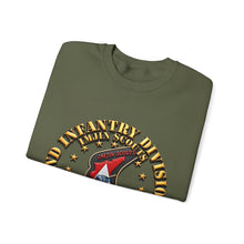 Load image into Gallery viewer, Crewneck Sweatshirt - Army - 2nd Infantry Division - ImJin Scout - DMZ Missions - 3D - Enhanced
