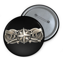 Load image into Gallery viewer, Custom Pin Buttons - USCG - Coxswain wo txt- 3D - Enhanced
