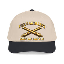 Load image into Gallery viewer, Mid Profile Baseball Cap - Field Artillery - King of Battle - 3D - Enhanced
