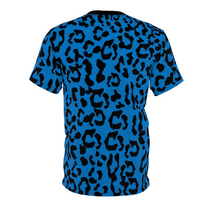 Unisex AOP - Leopard Camouflage - Blue-Black
