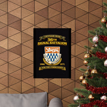 Load image into Gallery viewer, Matte Poster - 36th Signal Battalion Vietnam War tribute
