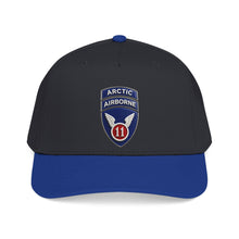 Load image into Gallery viewer, Mid Profile Baseball Cap - 11th Airborne Division w Arctic Tab wo txt - 3D - Enhanced
