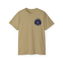Load image into Gallery viewer, Unisex Ultra Cotton Tee - Vietnam Combat Aviation Vet w Air Crew Badges - 12th Combat Aviation Group - Black Jack No2 - Sgt Howard Meyers - 1968-1969 SVC X 300
