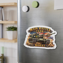 Load image into Gallery viewer, Die-Cut Magnet - Army - Main Battle Tank - M60A1 w Fire- Right Face - 3D - Enhanced
