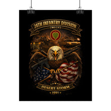 Load image into Gallery viewer, Rolled Posters - 24th Infantry Division - Desert Storm

