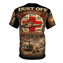 Load image into Gallery viewer, 57th Medical Detachment Vietnam Tribute Tee — "The Original Dustoff" (Major Charles L. Kelly)
