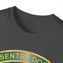 Load image into Gallery viewer, Unisex Ultra Cotton Tee - Army - Sentry Dog - 212th Military Police Company w Br - Ribbon Vietnam War Veteran w VN SVC X 300

