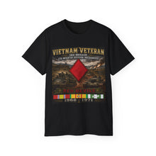 Load image into Gallery viewer, Vietnam Veteran – 3rd Brigade, 5th Infantry Division (Mechanized) – Red Devils – Vietnam War Tribute T-Shirt – Vietnam Soldier – 1968–1971
