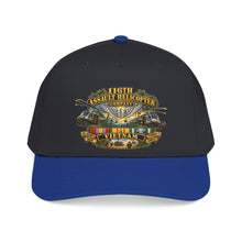 Load image into Gallery viewer, Mid Profile Baseball Cap - Army - 116th Assault Helicopter Co w  Aviator Badge w VN SVC - HORNETS - 3D - Enhanced
