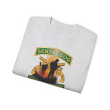 Load image into Gallery viewer, Unisex Ultra Cotton Tee - Army - Sentry Dog - 212th Military Police Company - Dog Fire w Br - Ribbon Vietnam War Veteran w VN SVC X 300
