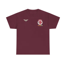 Load image into Gallery viewer, T-Shirt — - 57th Medical Detachment "Original Dustoff" with Aviator Wings, Air Medal w Number 33 and Vietnam Service

