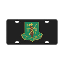 Load image into Gallery viewer, Army - 212th Military Police Company - DUI wo Txt X 300 Classic License Plate
