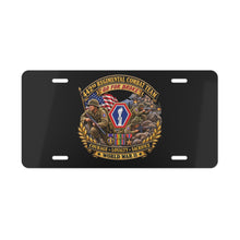 Load image into Gallery viewer, License Plate - Army - 442nd Infantry Regimental Combat Team - 3D - Enhanced with EUR WWII SVC
