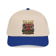 Load image into Gallery viewer, Mid Profile Baseball Cap - Army - VE Day - Victory in Europe Day - End of WWII - 3D - Enhanced
