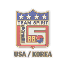 Load image into Gallery viewer, Kiss-Cut Stickers - USA-Korea Team Spirit 88
