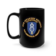 Load image into Gallery viewer, Black Coffee Mug 15oz - Army - 8th Infantry Div - Pathfinder - Bad Kreuznach GE X 300
