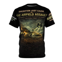 Load image into Gallery viewer, Operation Just Cause Veterans Tribute Tee — "Air Field Assault: The Taking of Tocumen"
