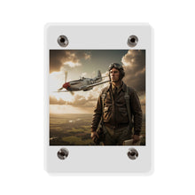 Load image into Gallery viewer, Acrylic Wall Art Panel - Army Air Corps Pilot
