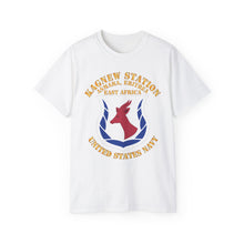 Load image into Gallery viewer, Navy Kagnew Station Eritrea Logo Tee — United States Navy Vintage Military T-Shirt
