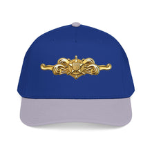 Load image into Gallery viewer, Mid Profile Baseball Cap - USCG - Cutterman - Officer wo txt - 3D - Enhanced
