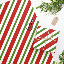 Load image into Gallery viewer, Wrapping Paper - Christmas Wrapping Paper - White, Red, and Green
