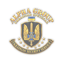 Load image into Gallery viewer, Kiss-Cut Stickers - Ukraine - Alpha Group - Ukrainian Spetsnaz - 3D - Enhanced
