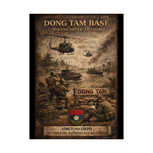 Load image into Gallery viewer, Matte Poster - Dong Tam Base, Mekong Delta 1967-70
