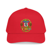 Load image into Gallery viewer, Mid Profile Baseball Cap - Vietnam Veteran Combat - 2nd Bn, 28th Infantry - 1st ID - with VN SVC - 3D - Transparent
