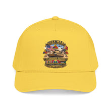 Load image into Gallery viewer, Mid Profile Baseball Cap - Army - Desert Storm - 2nd Armored Div - Combat Vereran Veteran w GULF SVC - 3D - Enhanced
