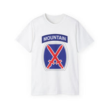 Load image into Gallery viewer, Unisex Ultra Cotton Tee - SSI - 10th Mountain Division X 300
