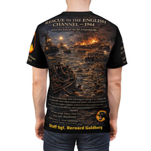 Load image into Gallery viewer, 66th Infantry Division "Black Panther" Tribute Tee — Rescue at Sea - Staff Sgt. Bernard Goldberg

