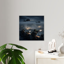 Load image into Gallery viewer, Acrylic Wall Art Panel - Night Air Assault by Army Rangers
