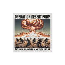 Load image into Gallery viewer, Acrylic Wall Art Panel - Atomic Testing in Nevada Desert Operation Fury
