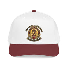 Load image into Gallery viewer, Mid Profile Baseball Cap - 2nd General Hospital - Landstuhl Germany - Black - 3D - Enhanced
