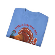 Load image into Gallery viewer, Unisex Ultra Cotton Tee - Thanksgiving - Happy Turkey Day
