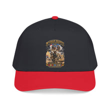 Load image into Gallery viewer, Mid Profile Baseball Cap - Army - Todays Buffalo Soldiers in Iraq - OIF - Cavalrymen at War  w IRAQ SVC - 3D - Enhanced
