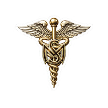Load image into Gallery viewer, Kiss-Cut Stickers - Army Medical Service Corps (MS) Branch Insignia - 3D - Enhanced
