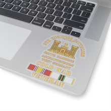 Load image into Gallery viewer, Kiss-Cut Sticker - Army - 9th Engineer Battalion -Gilas w BR - Num, Aschaffenburg West Germany COLD SVC
