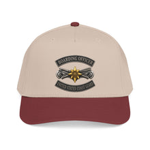 Load image into Gallery viewer, Mid Profile Baseball Cap - USCG - Boarding Officer w txt - 3D - Enhanced
