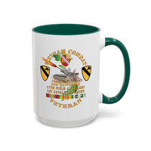 Load image into Gallery viewer, Colorful Mug (11oz/15oz) - Army - Charlie Battery.2nd Battalion,17th Field Artillery - w  1st Cavalry Div - M110 8in SP - Vietnam Vet w VN SVC X 300
