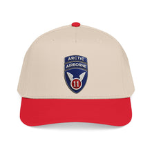 Load image into Gallery viewer, Mid Profile Baseball Cap - 11th Airborne Division w Arctic Tab wo txt - 3D - Enhanced
