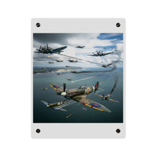 Load image into Gallery viewer, Acrylic Wall Art Panel - British and German aircraft during the Battle of Britain
