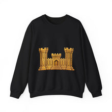 Load image into Gallery viewer, Crewneck Sweatshirt - Amy Corps of Engineers Branch Insignia - 3D -  Enhanced
